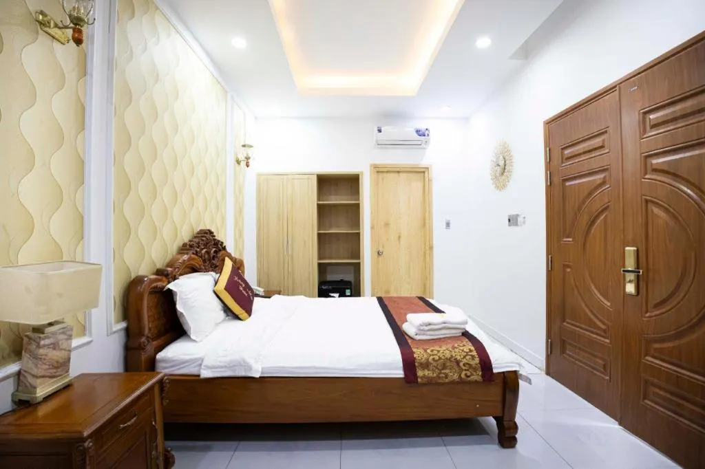 Bed in Hoang Mai Hotel