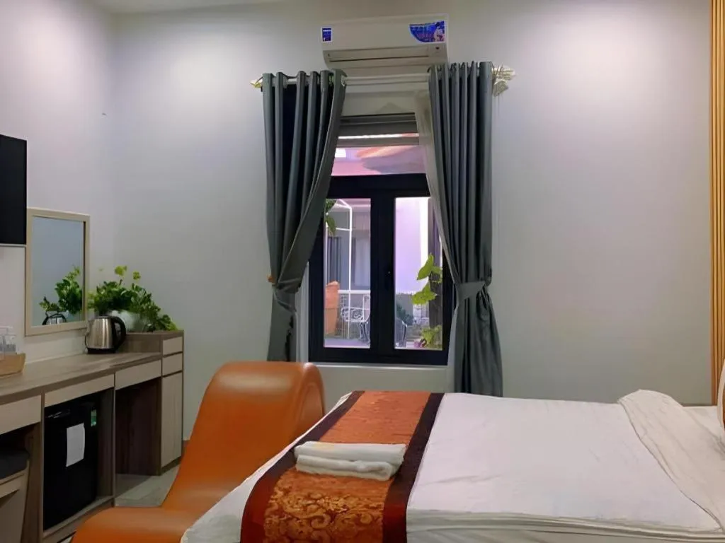 Bed in Hoang Mai Hotel