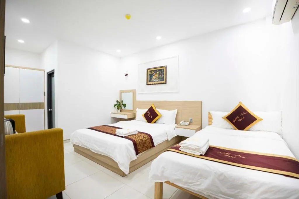 Bed in Hoang Mai Hotel