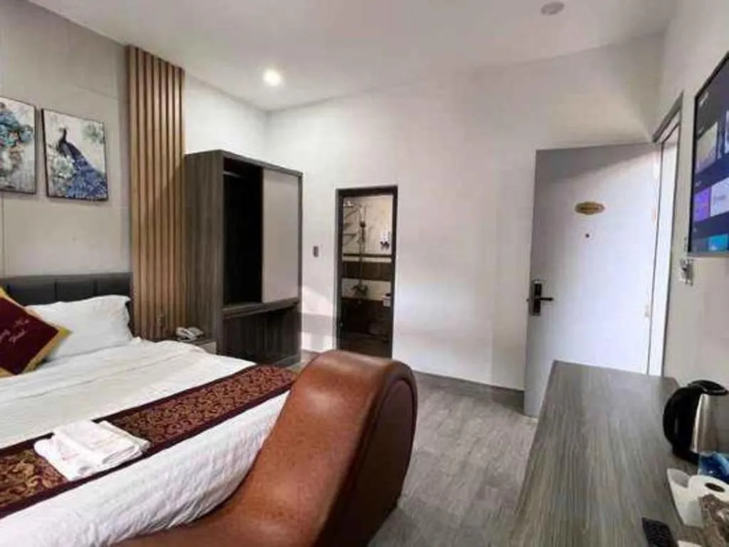 Bed in Hoang Mai Hotel