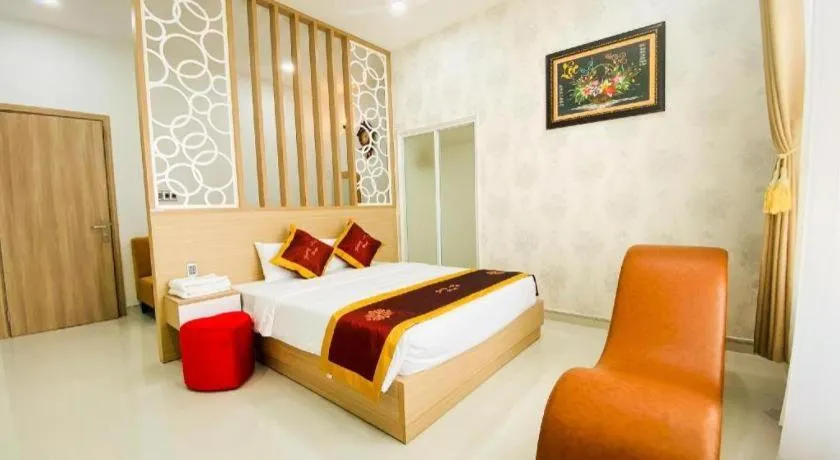 Bed in Hoang Mai Hotel