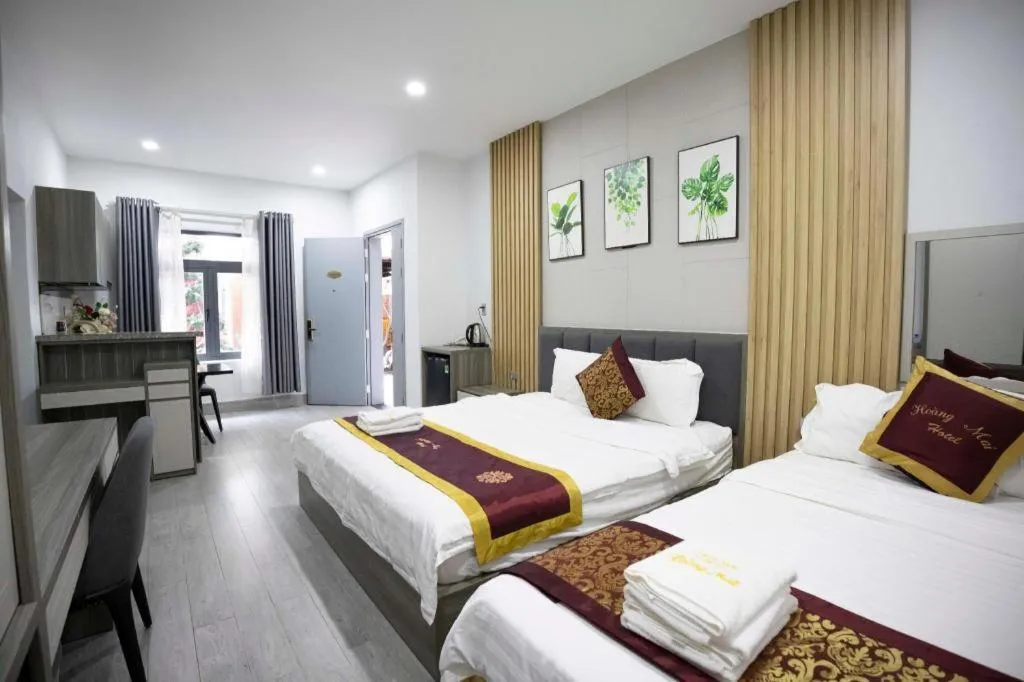 Bed in Hoang Mai Hotel