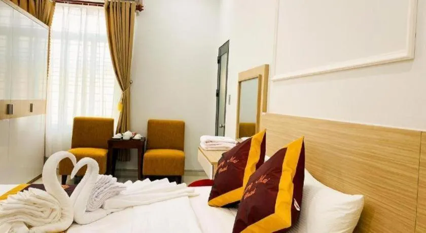 Bed in Hoang Mai Hotel