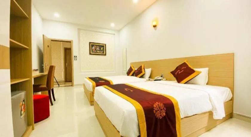 Bed in Hoang Mai Hotel