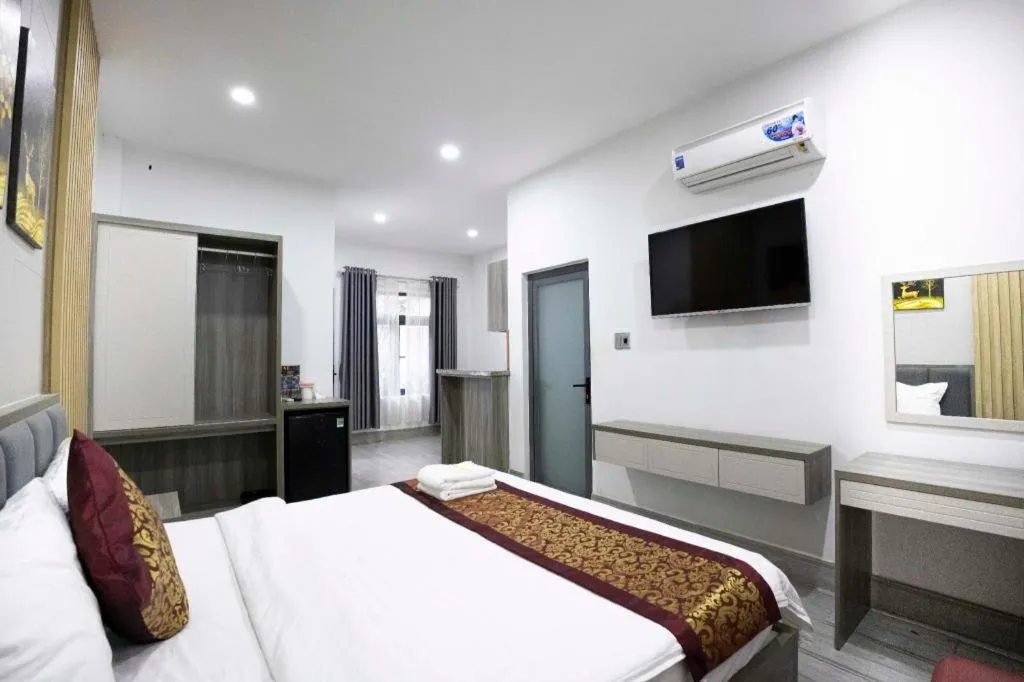 Bed in Hoang Mai Hotel