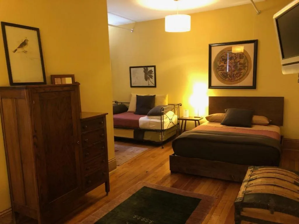 Bed in Hotel Frederick