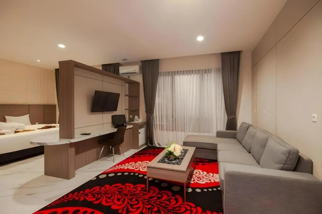 Bed in Sumbawa Grand Hotel