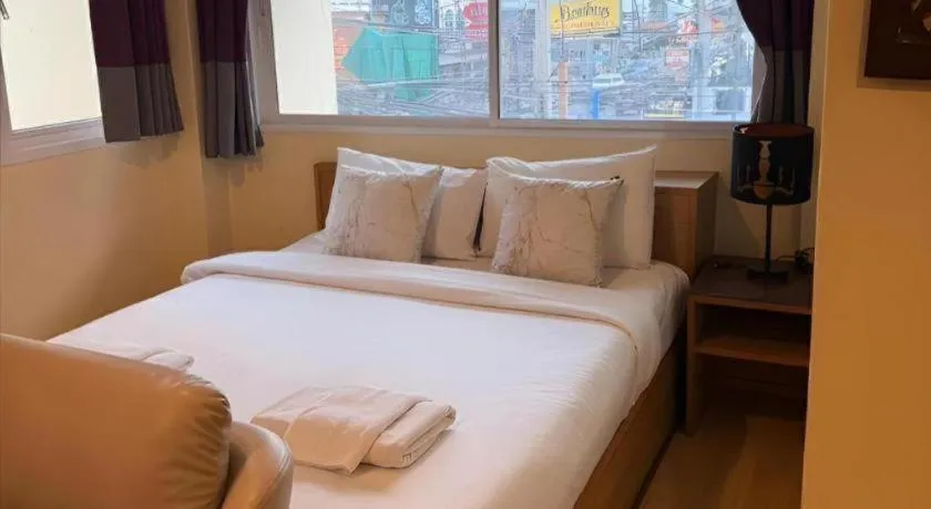 Bed in A7 Hotel Pattaya