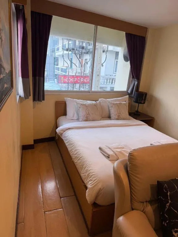 Bed in A7 Hotel Pattaya