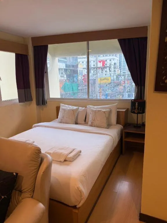 Bed in A7 Hotel Pattaya