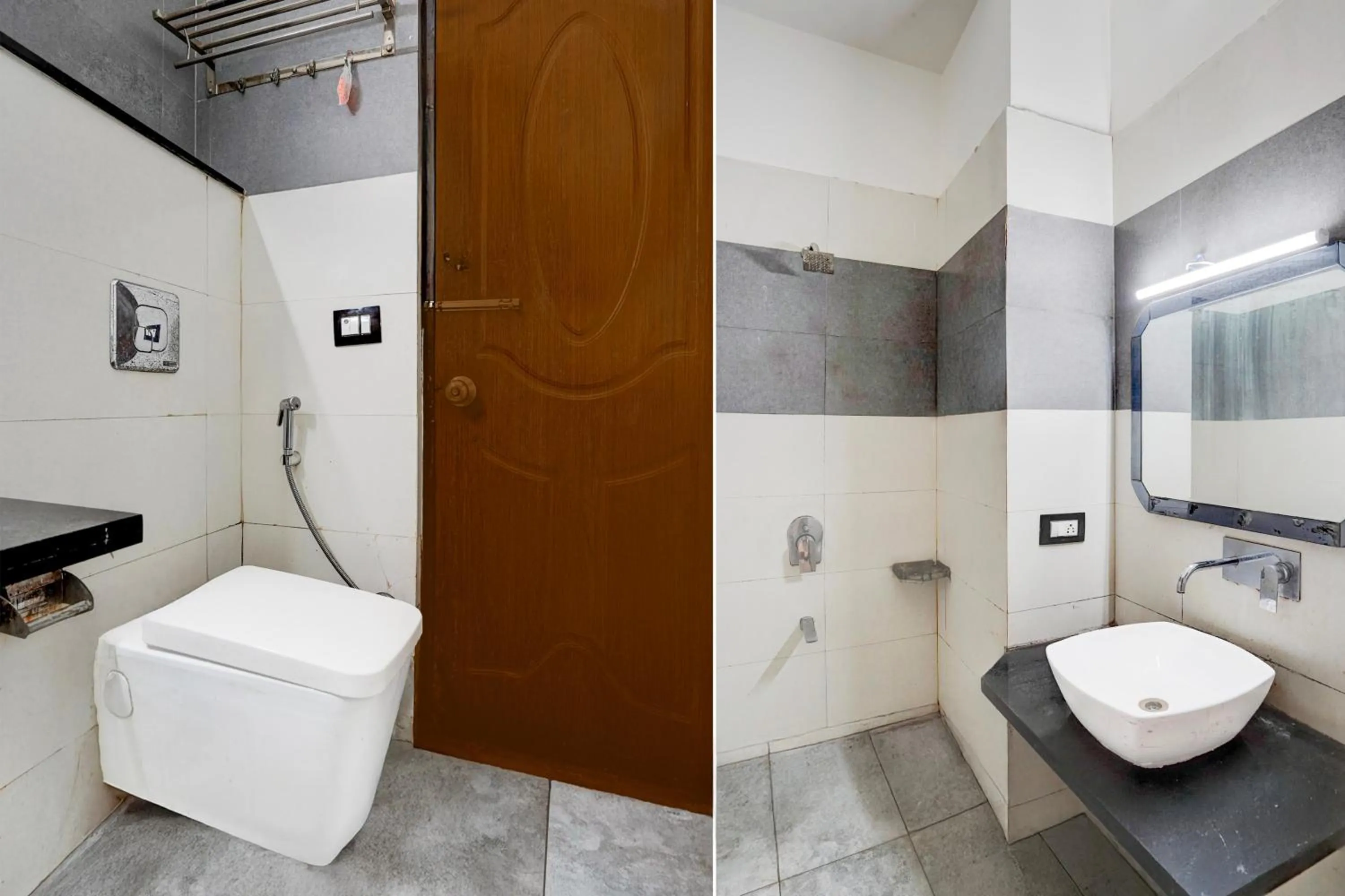 Bathroom in Super Collection O Railway Station Dehradun Formerly Hotel Narula