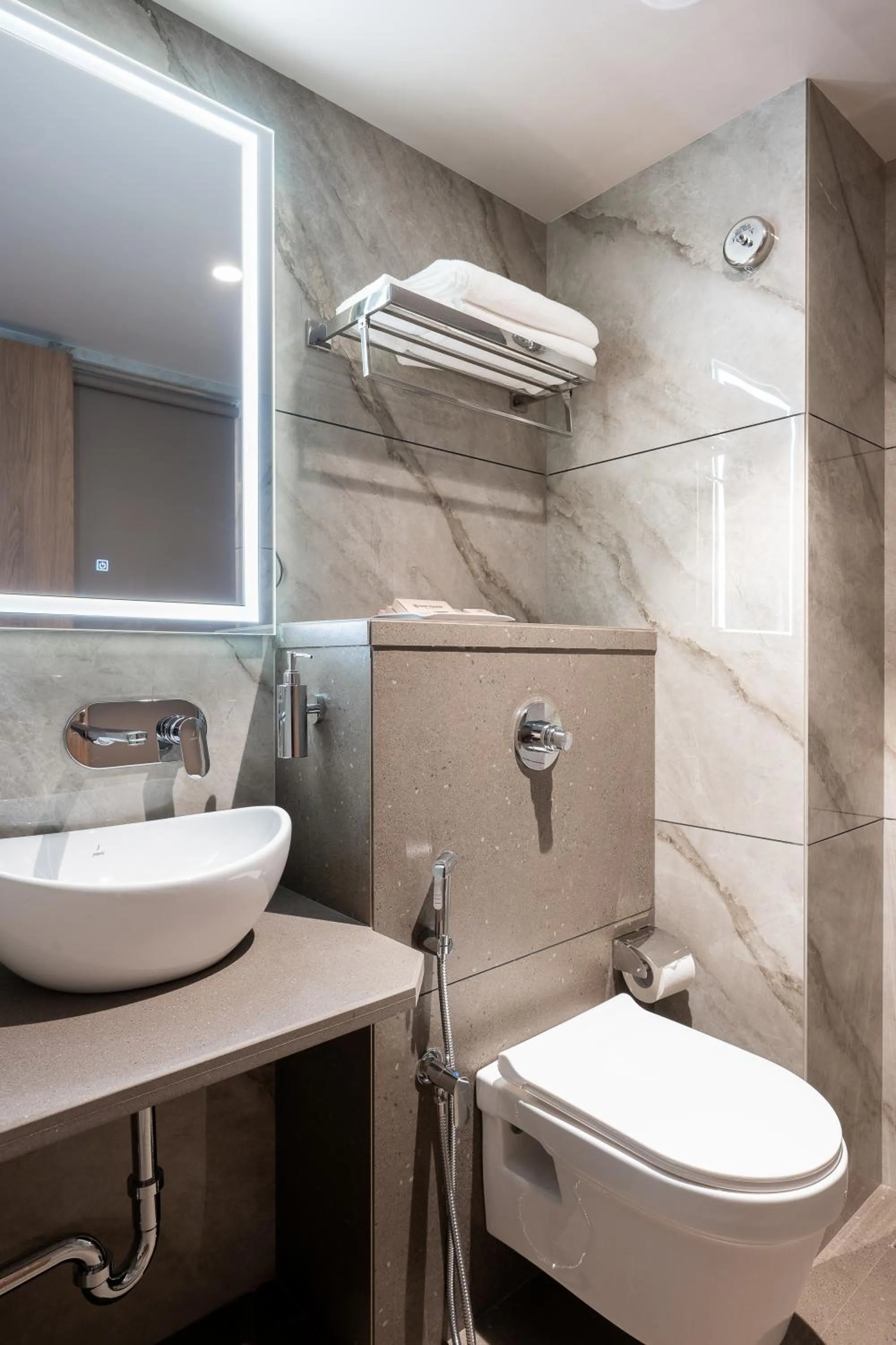 Bathroom in Nine Square Residency
