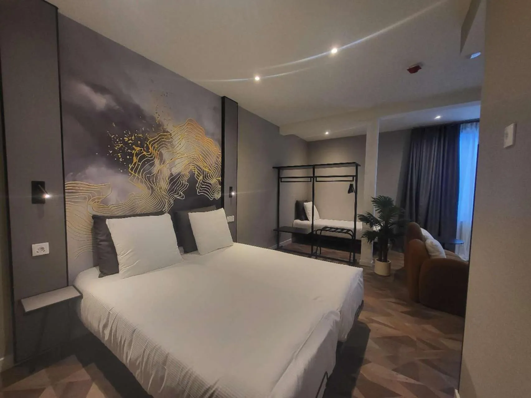 Bed in Nebula Hotel by Ine's