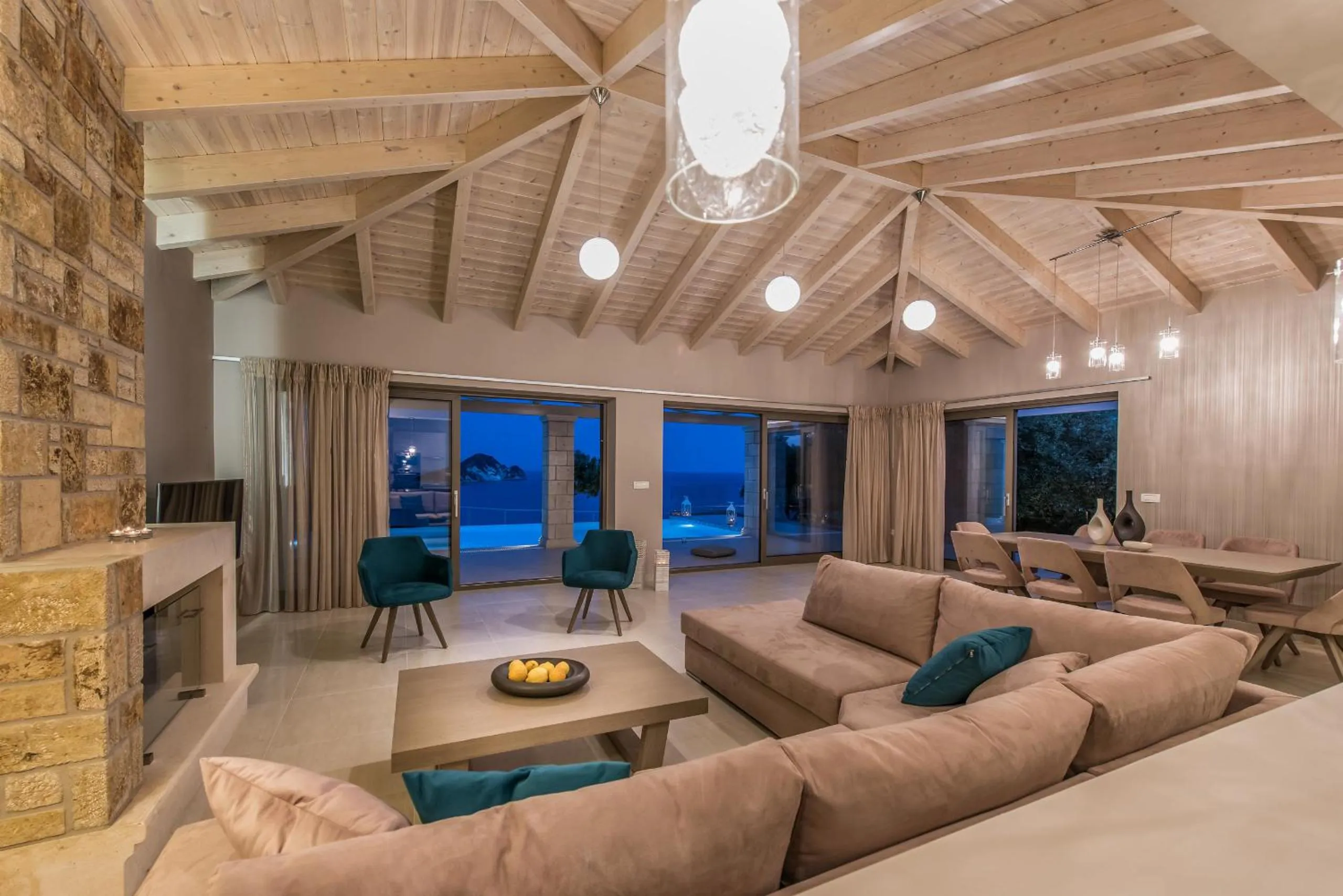 Living room in Avra Luxury Villa & Spa