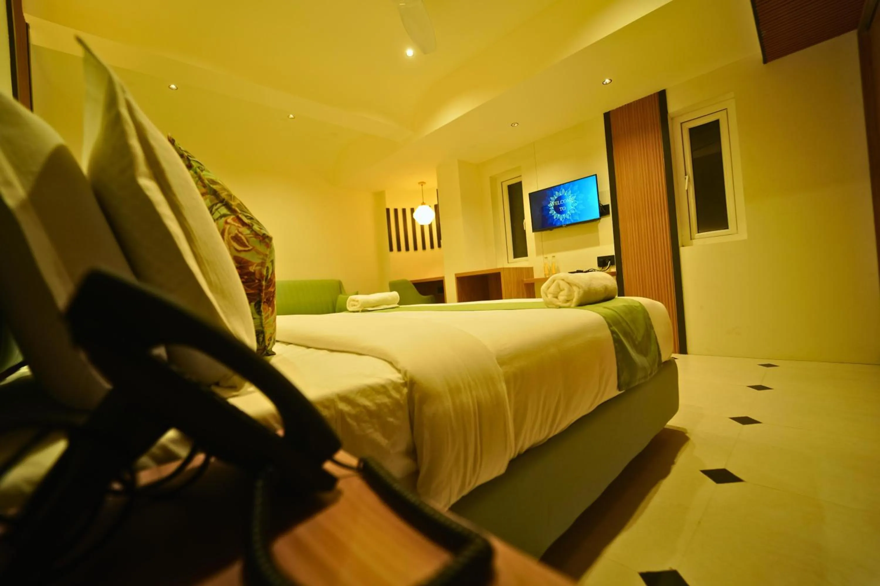 Bedroom, Bed in Yuvraj Land Mark