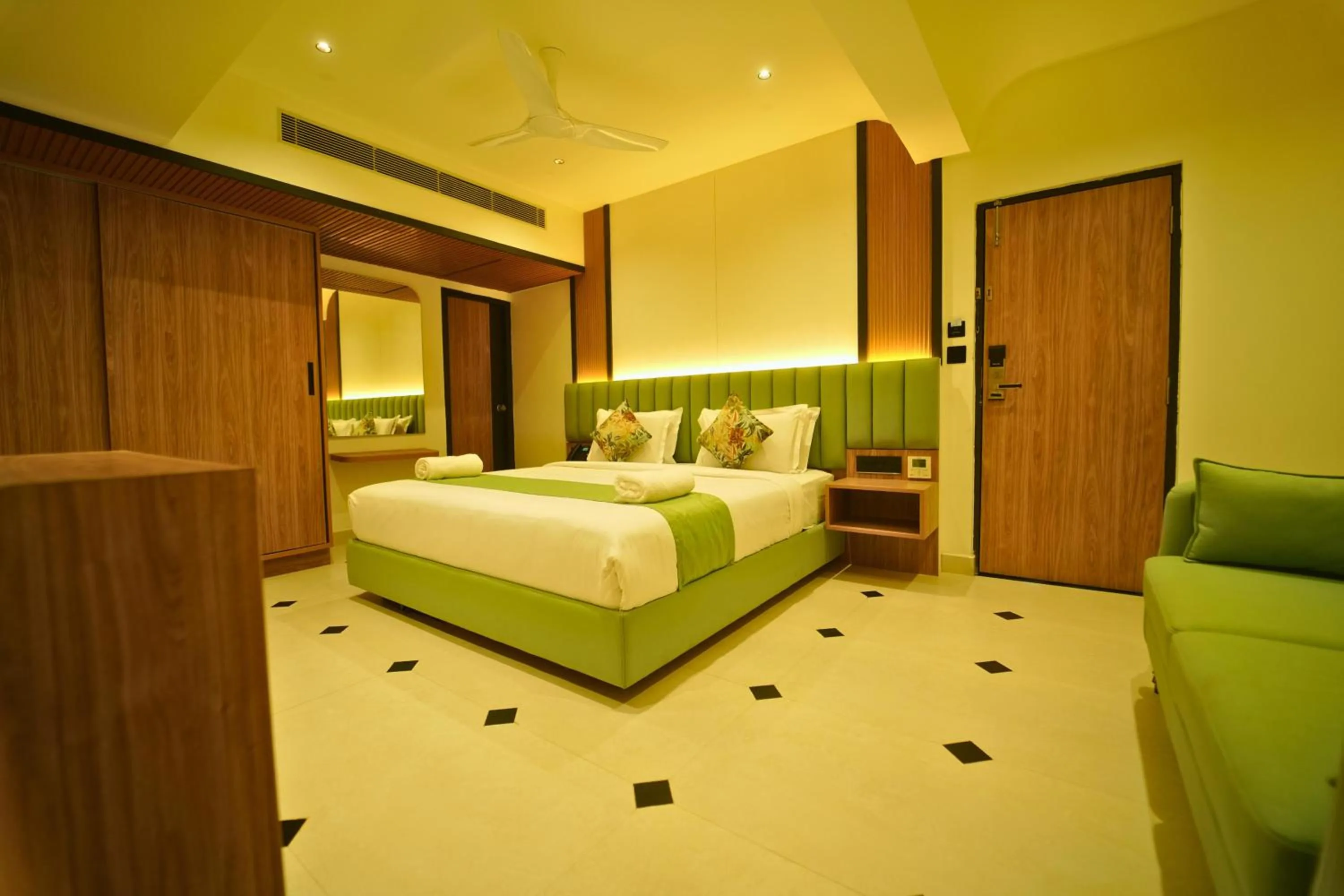 Bedroom, Bed in Yuvraj Land Mark