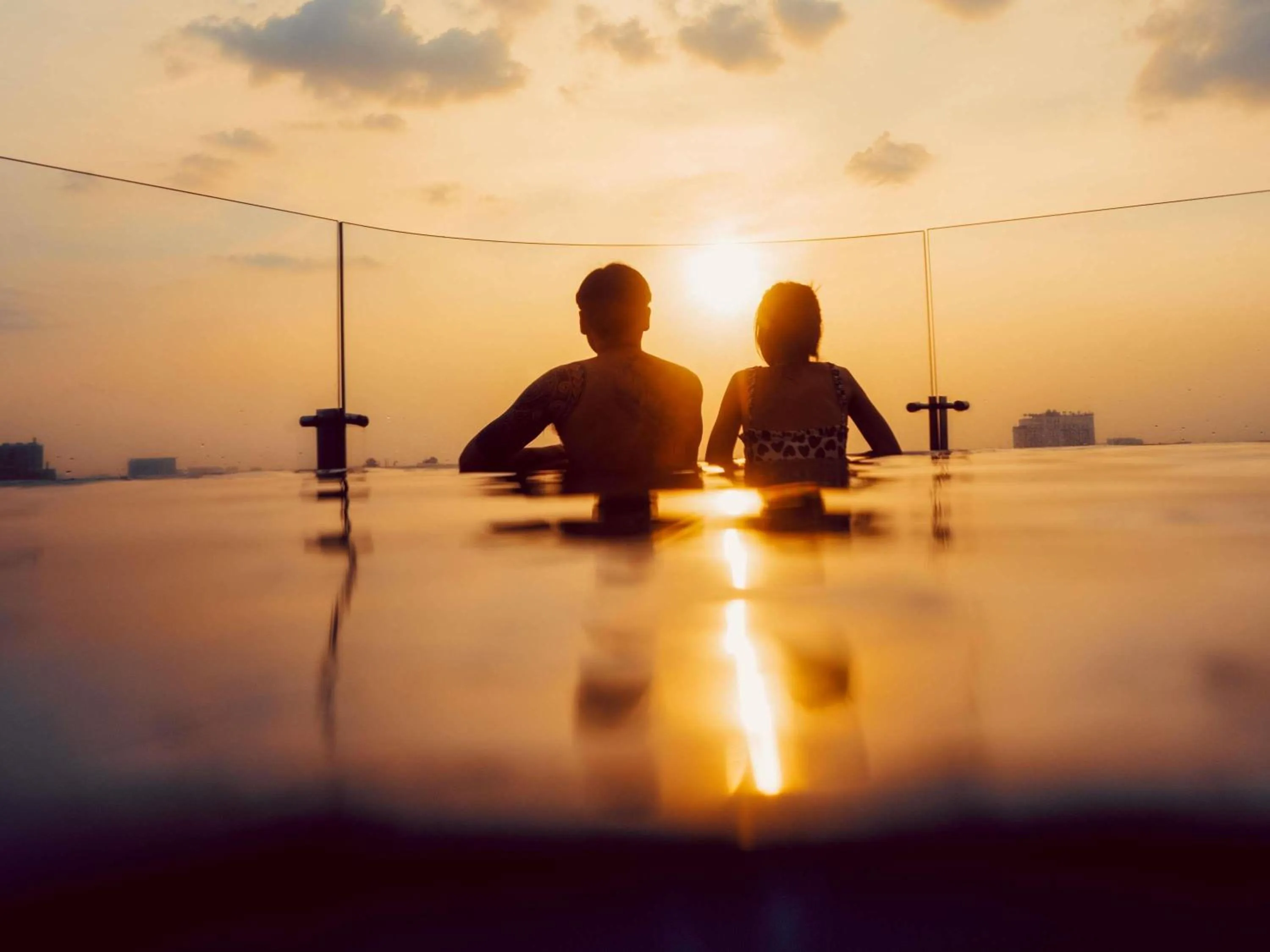 Pool view in Hotel Des Arts Saigon Mgallery Collection