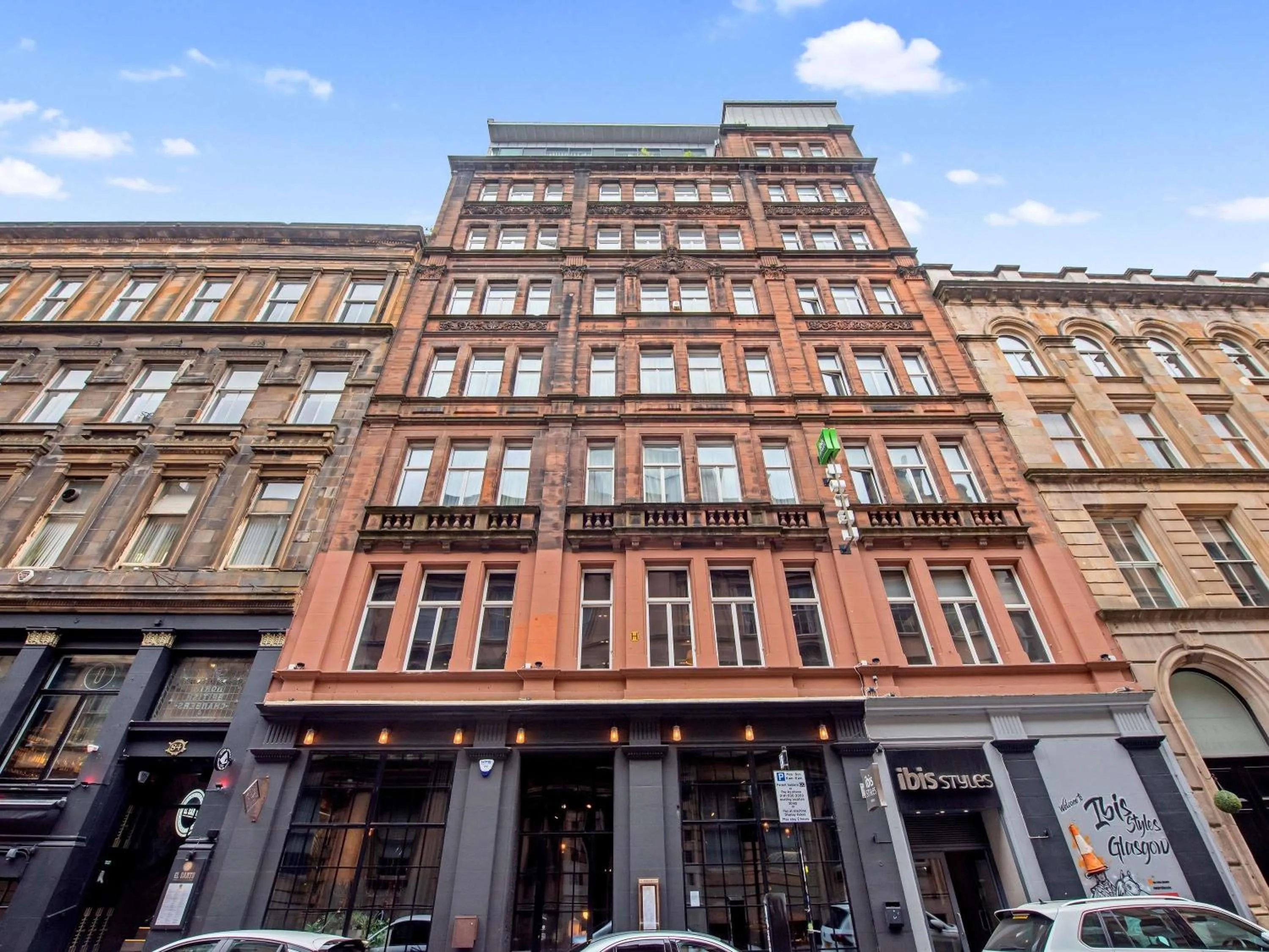 Property building in ibis Styles Glasgow Centre George Square