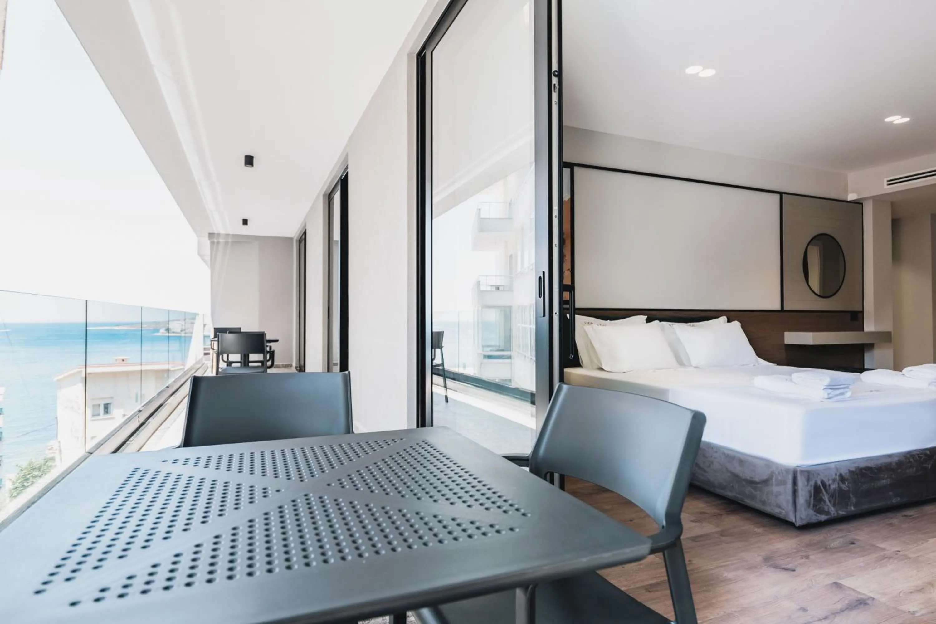 View (from property/room), Bed in Boe Luxury Hotel