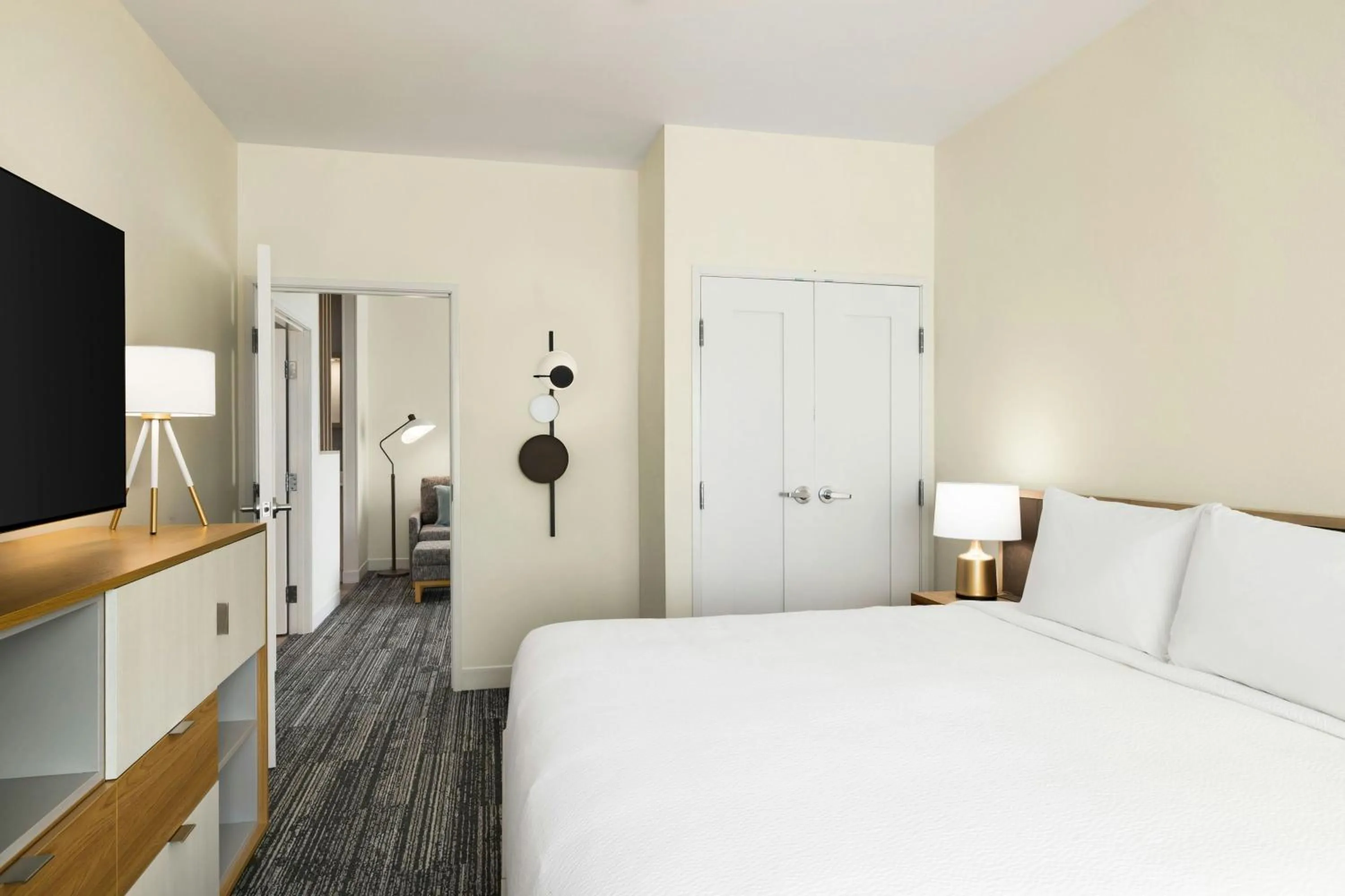 Bedroom, Bed in TownePlace Suites by Marriott Humble Intercontinental Airport