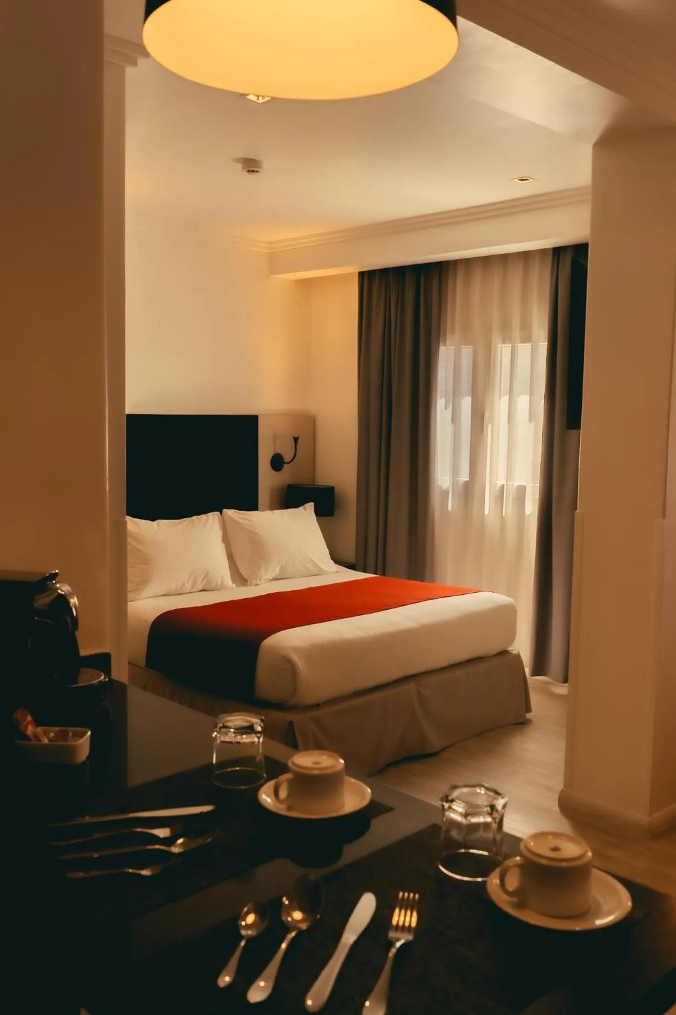 Bed in Hotel Sommelier Agustinas