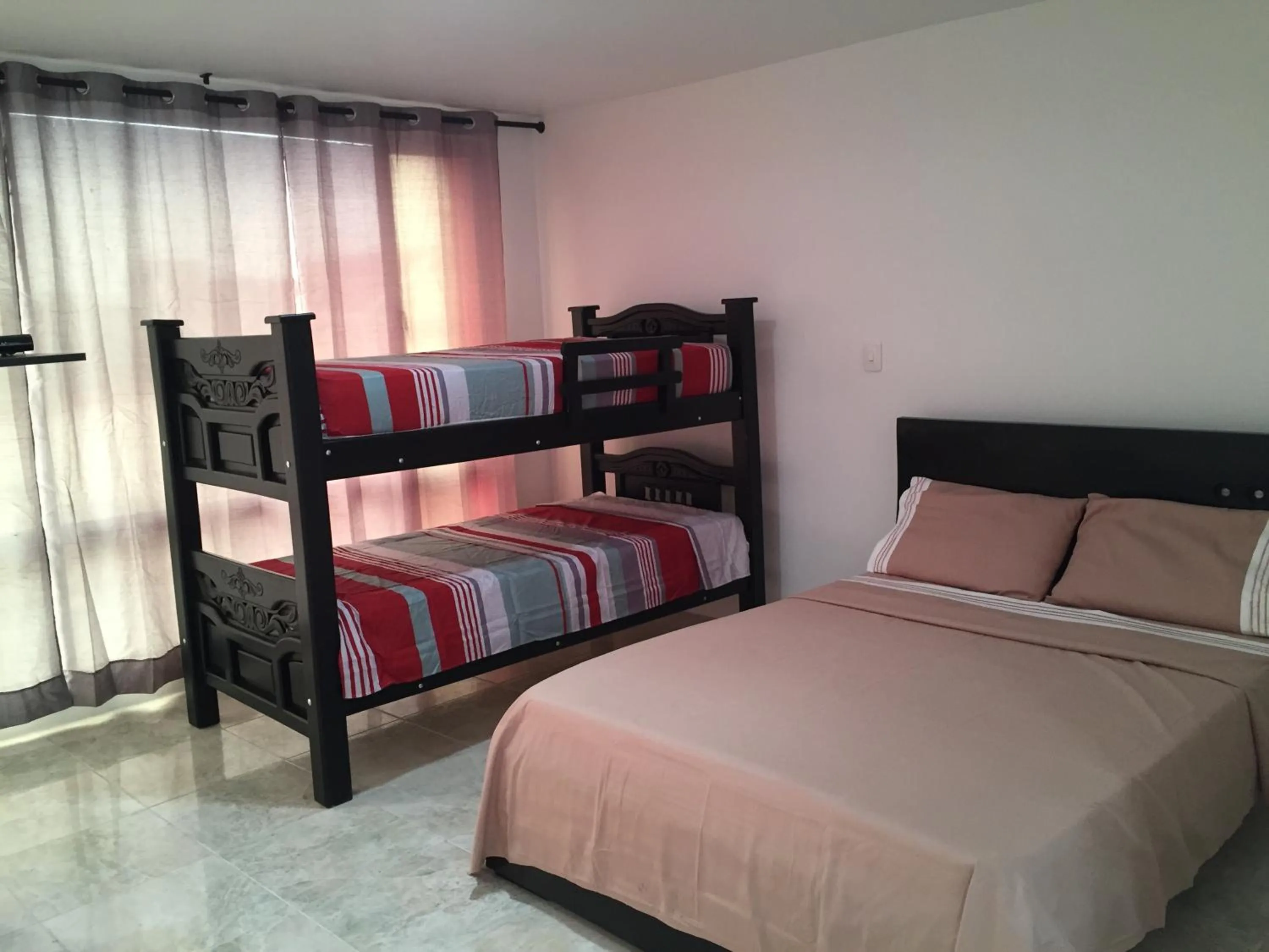 Bed in Hostal Central Beach