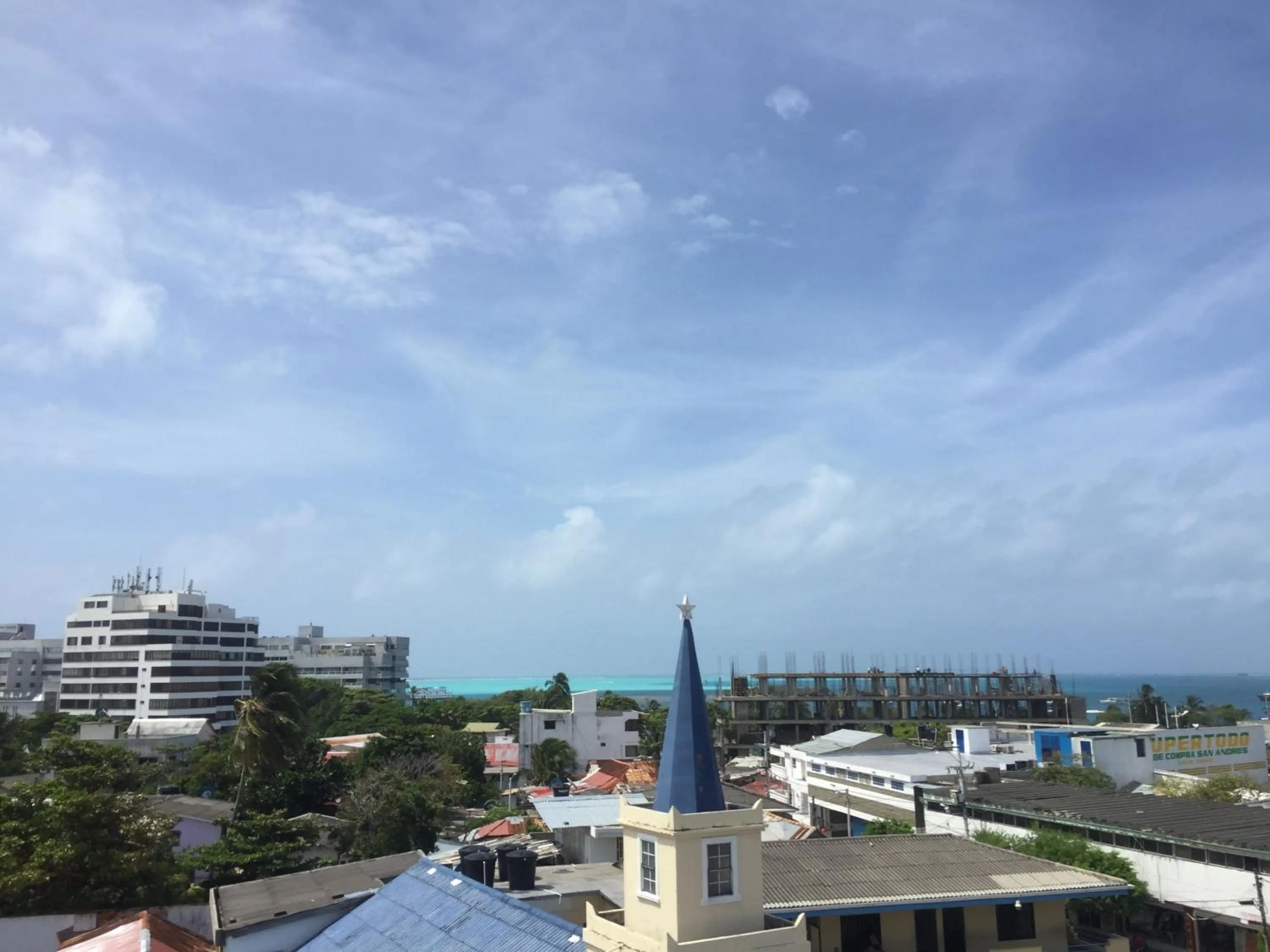 Sea view in Hostal Central Beach