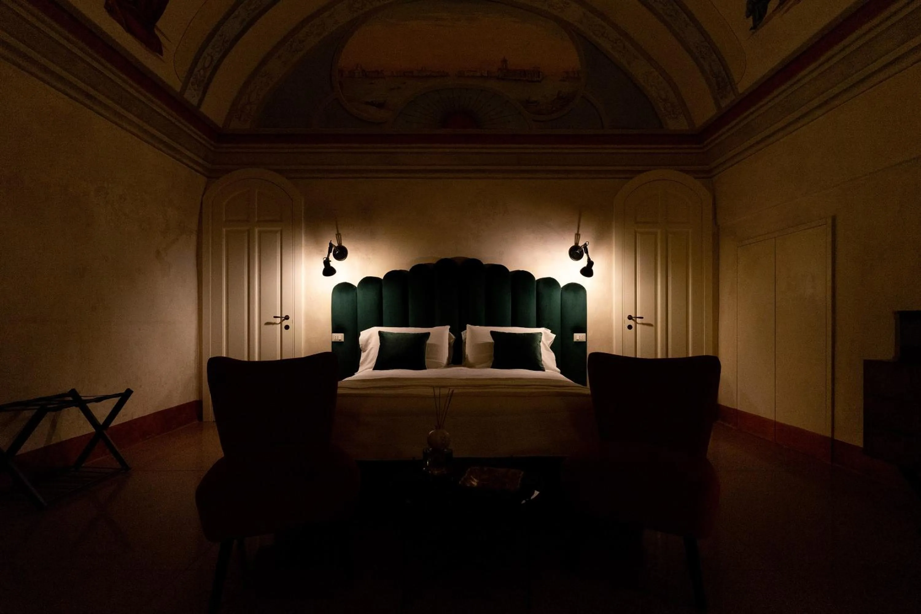 Bed in Relais La Casa del Poeta