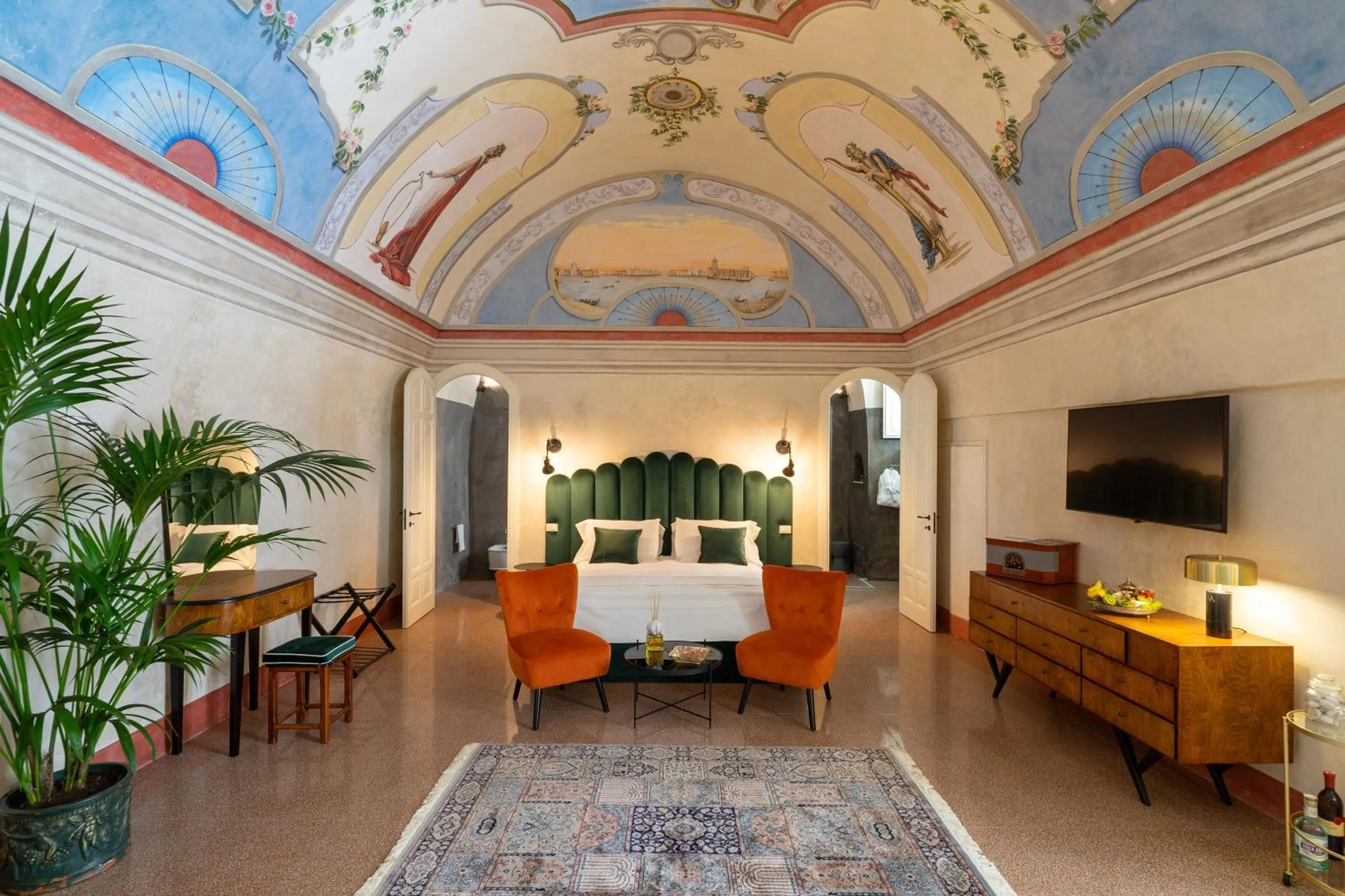 Bed in Relais La Casa del Poeta