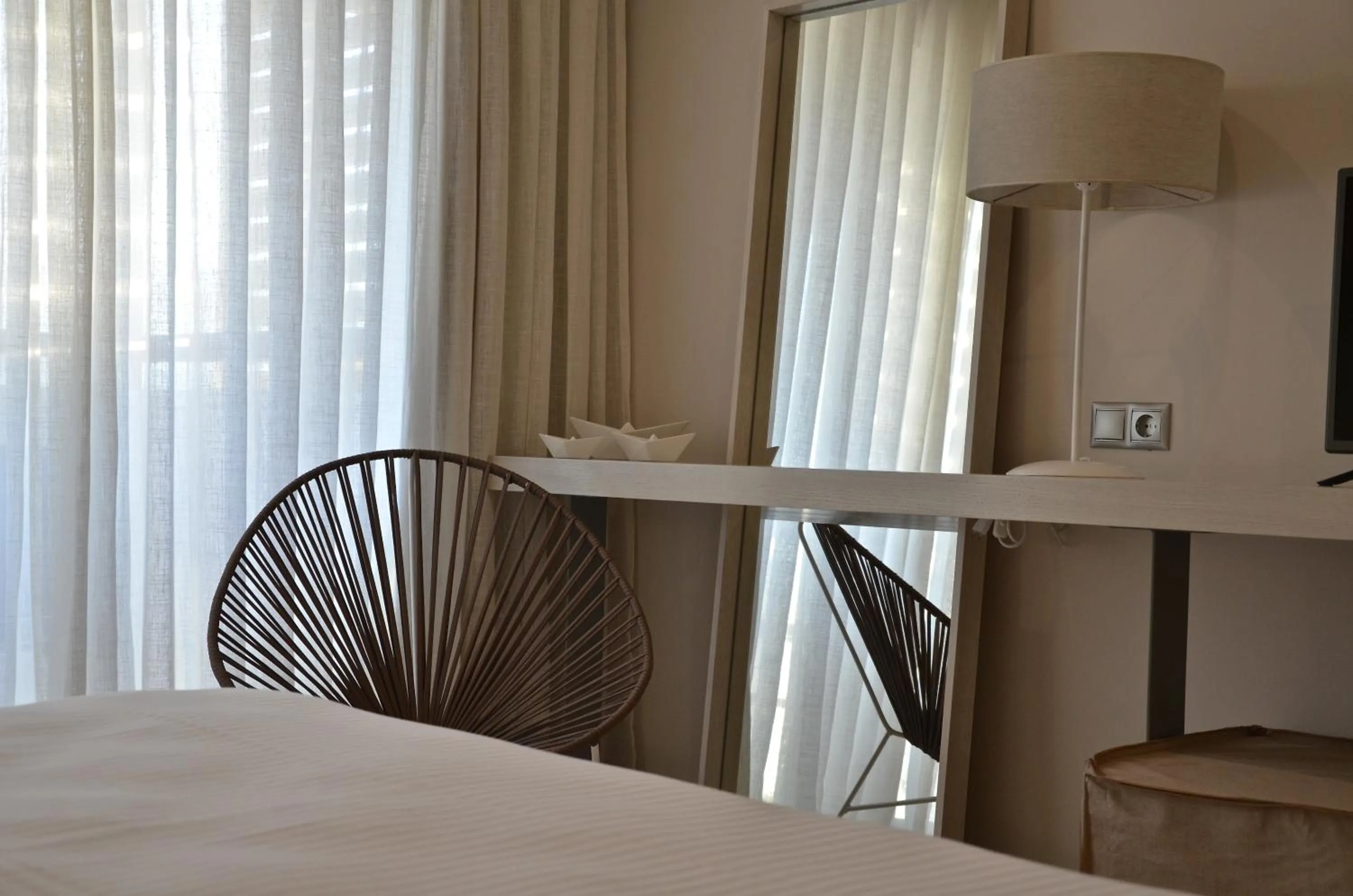 Decorative detail, Bed in Ino Hotel & Suites