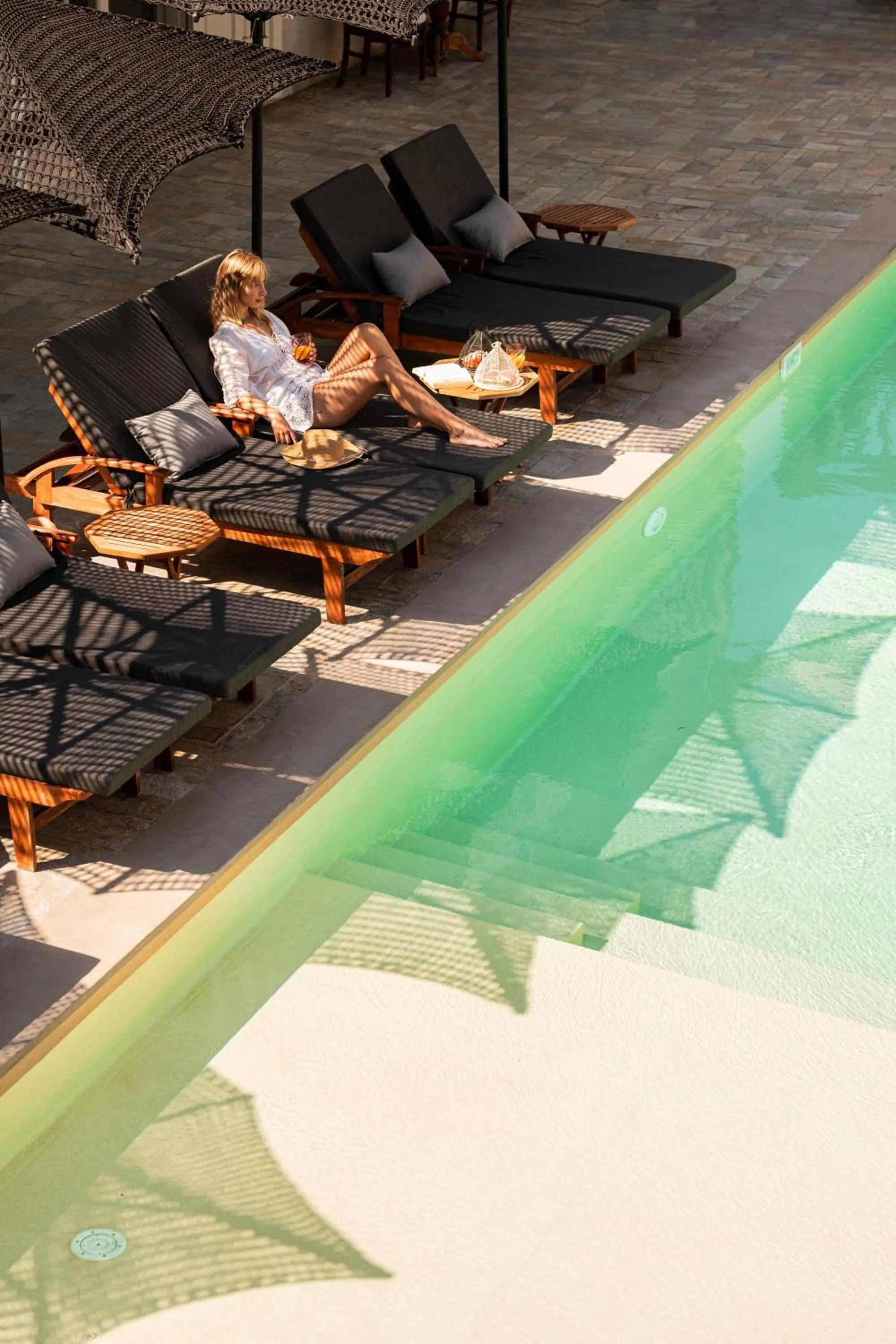 Pool view in Ino Hotel & Suites