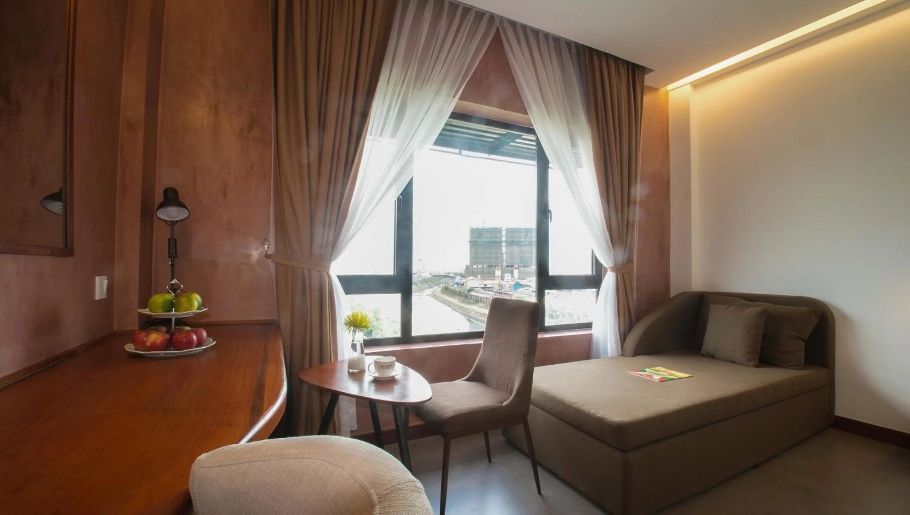 Living room, Bed in Almond Hotel Bassac River