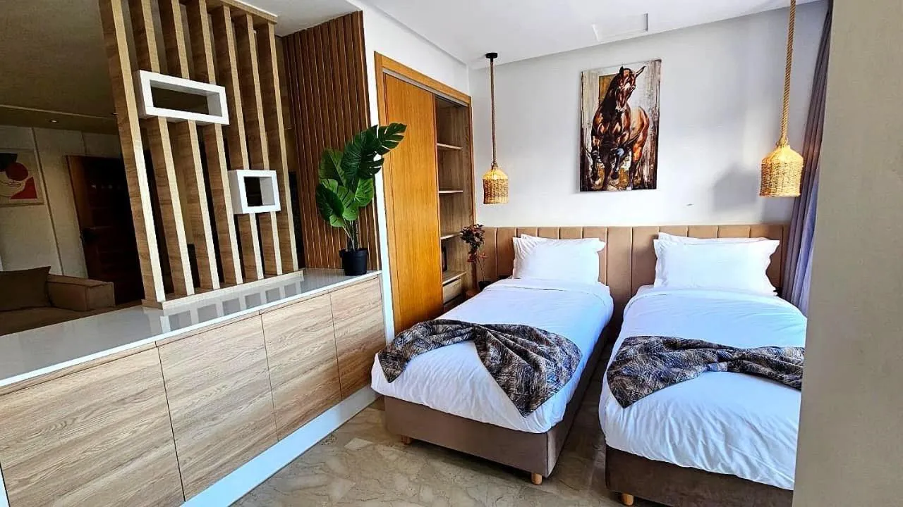 Bed in Spinoza House Suite de luxe Casablanca - Maarif