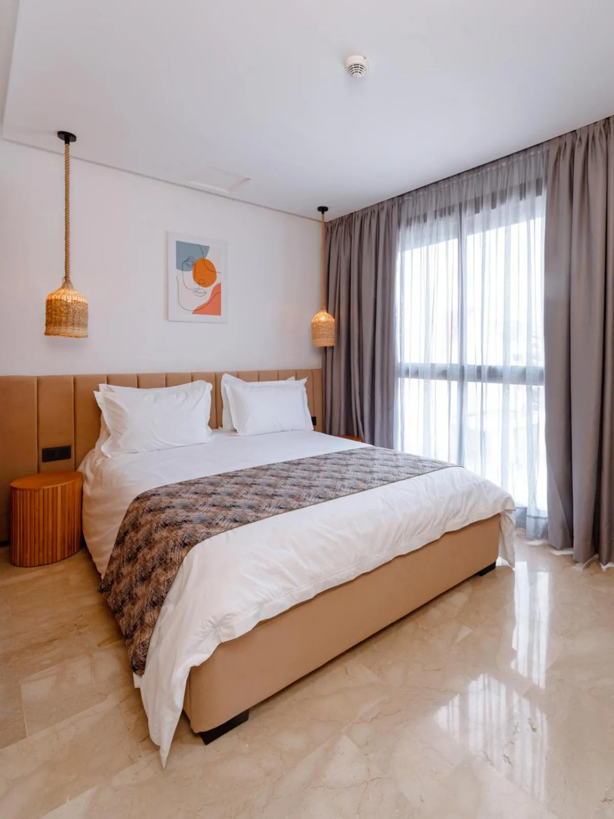 Bed in Spinoza House Appart Hôtel