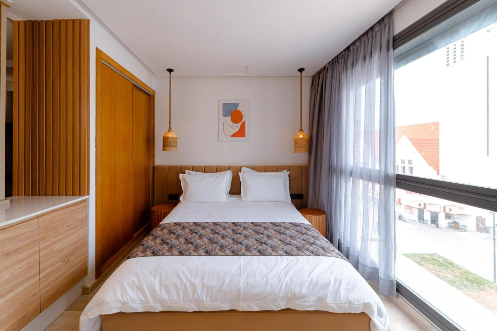 Bed in Spinoza House Appart Hôtel