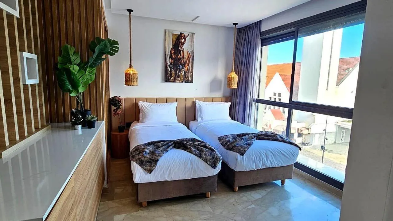 Bed in Spinoza House Suite de luxe Casablanca - Maarif
