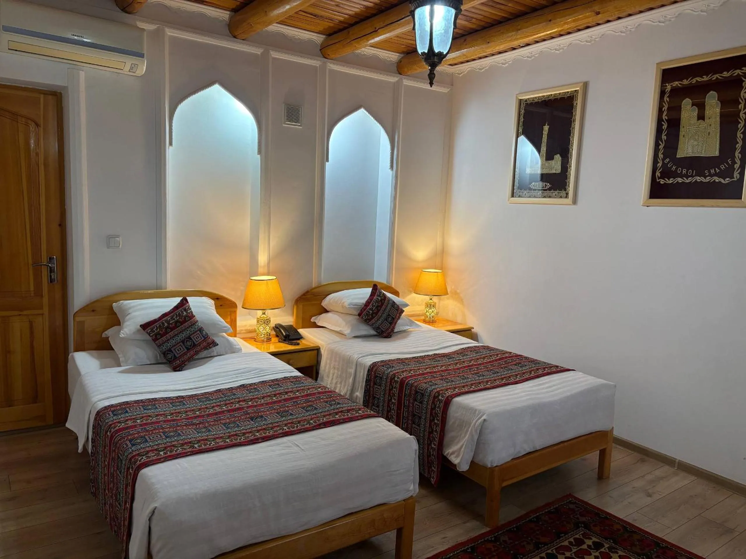 Bed in Porso Boutique Hotel