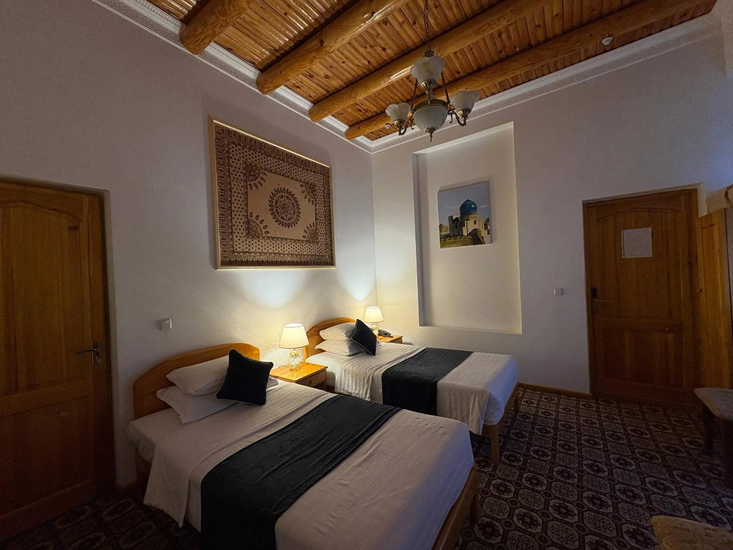 Bed in Porso Boutique Hotel