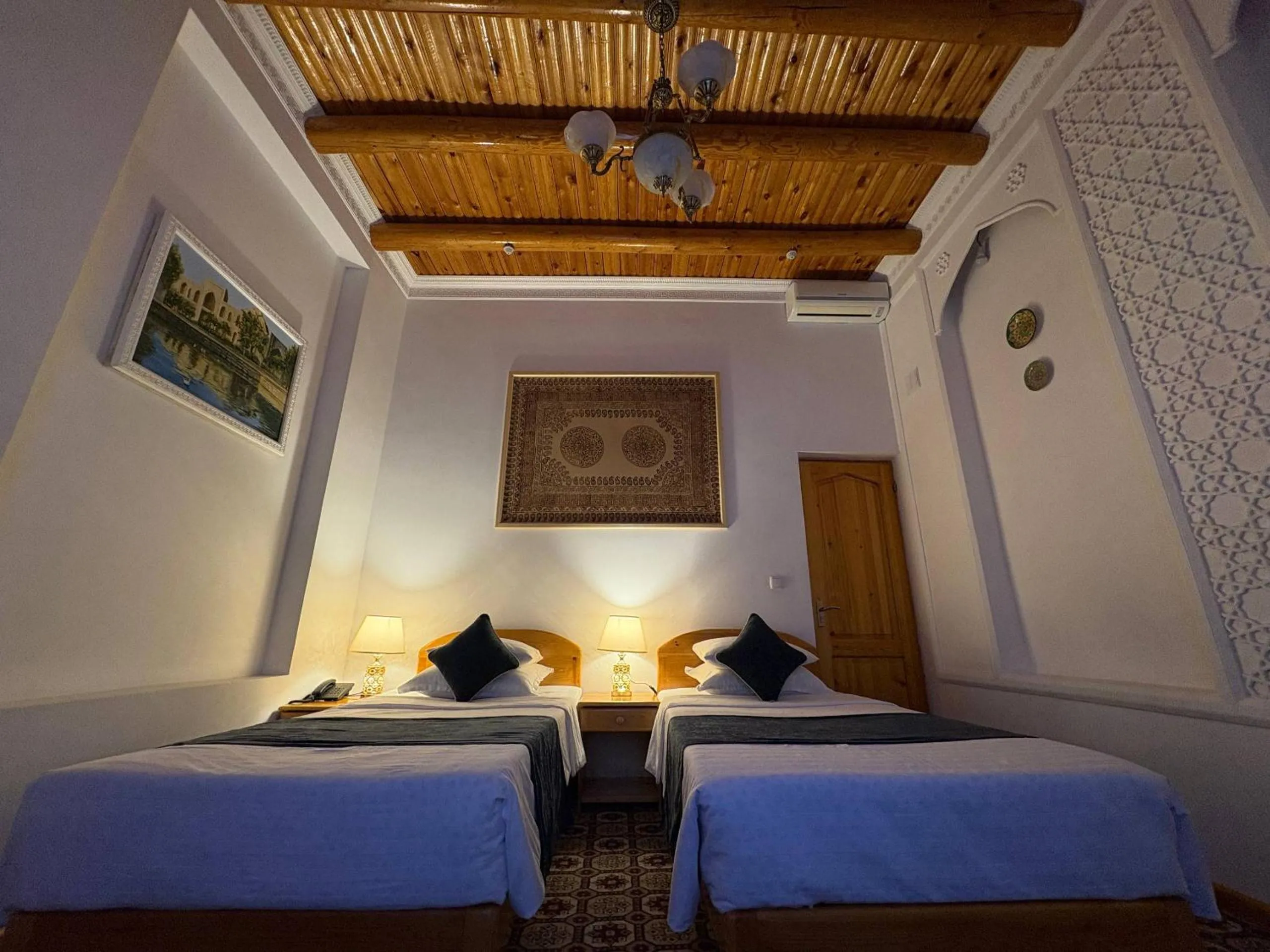 Bed in Porso Boutique Hotel