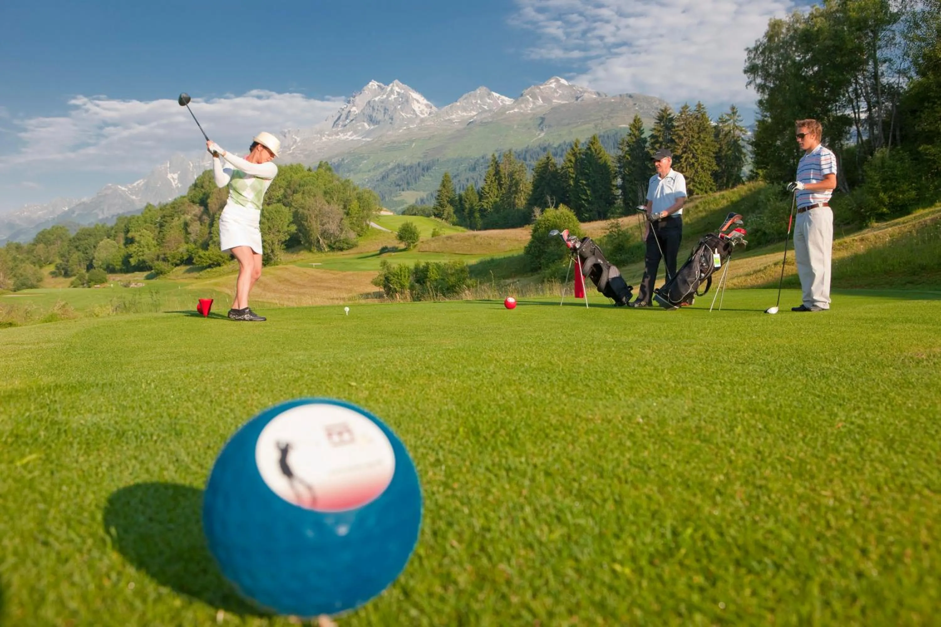 Golfcourse in Pradas Resort Brigels