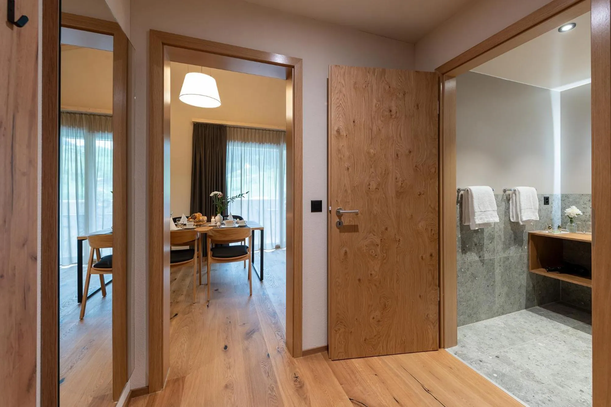 Bathroom in Pradas Resort Brigels