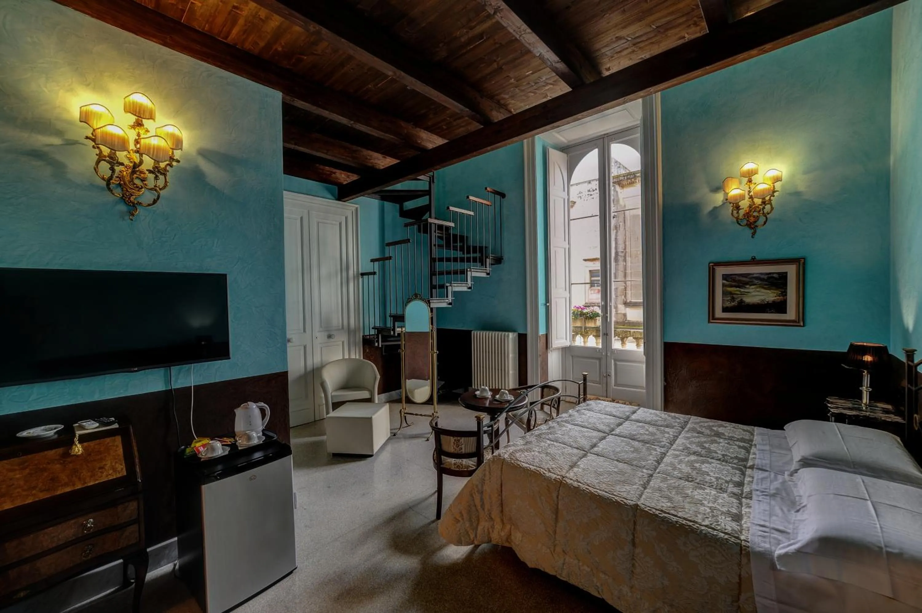 Decorative detail, Bed in La Dimora Delle Rondini