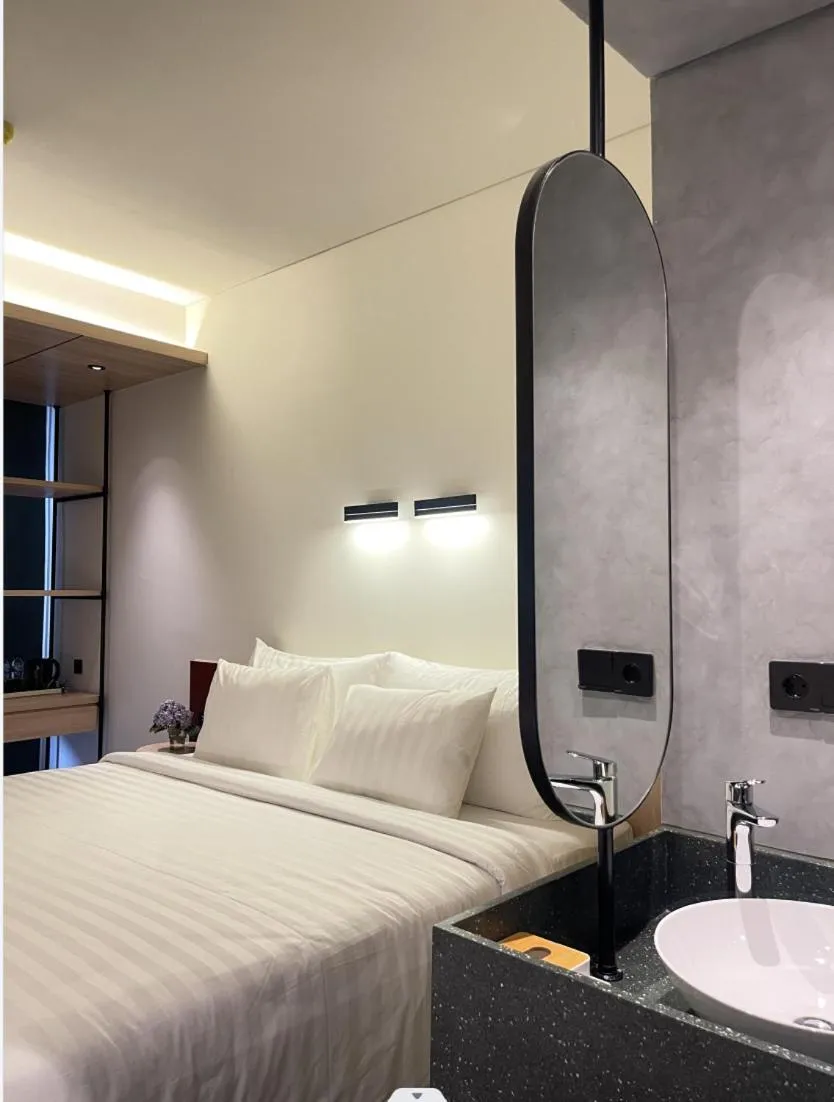 Bed in ATOOI Hotel Alam Sutera