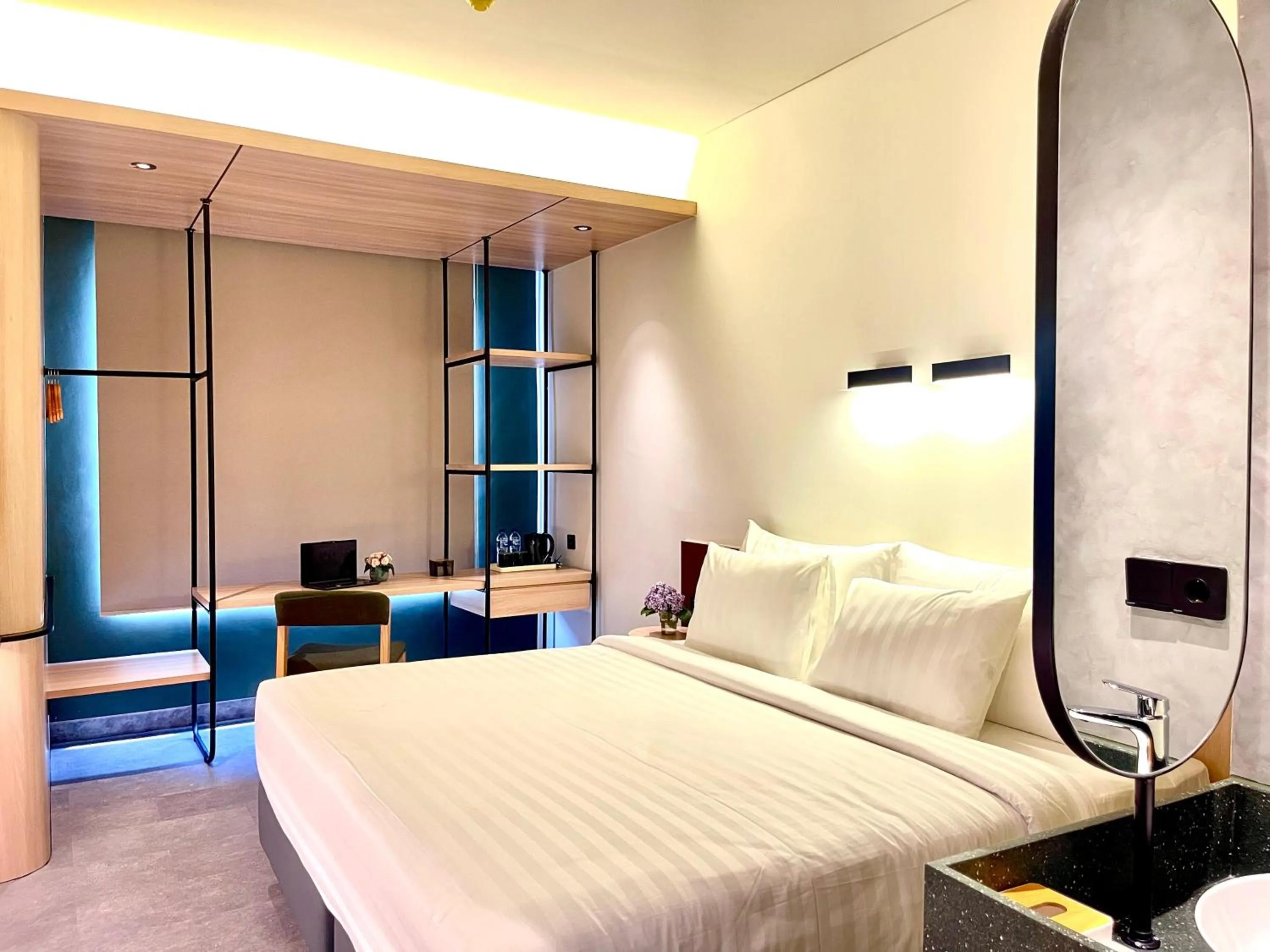 Bed in ATOOI Hotel Alam Sutera