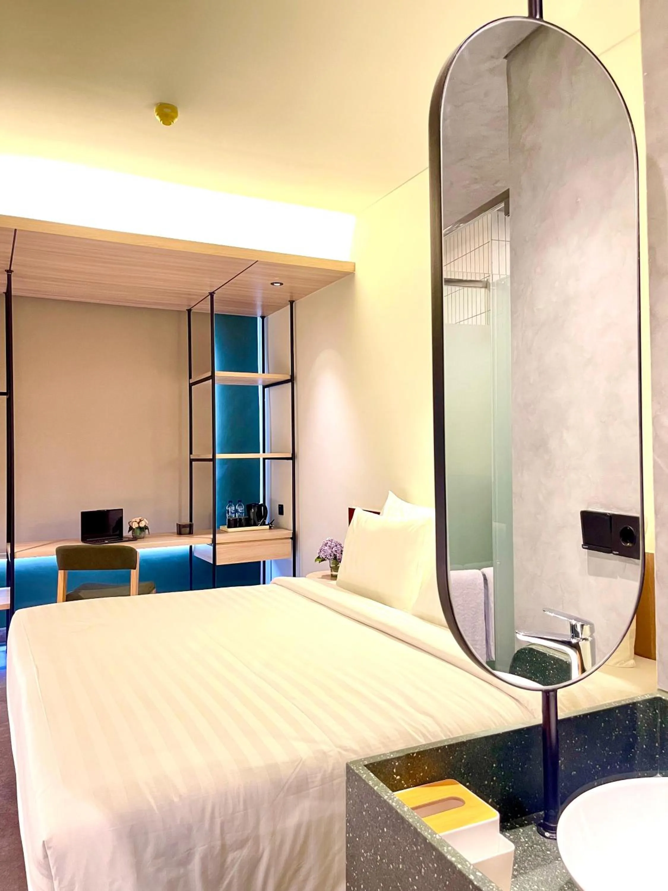 Bed in ATOOI Hotel Alam Sutera