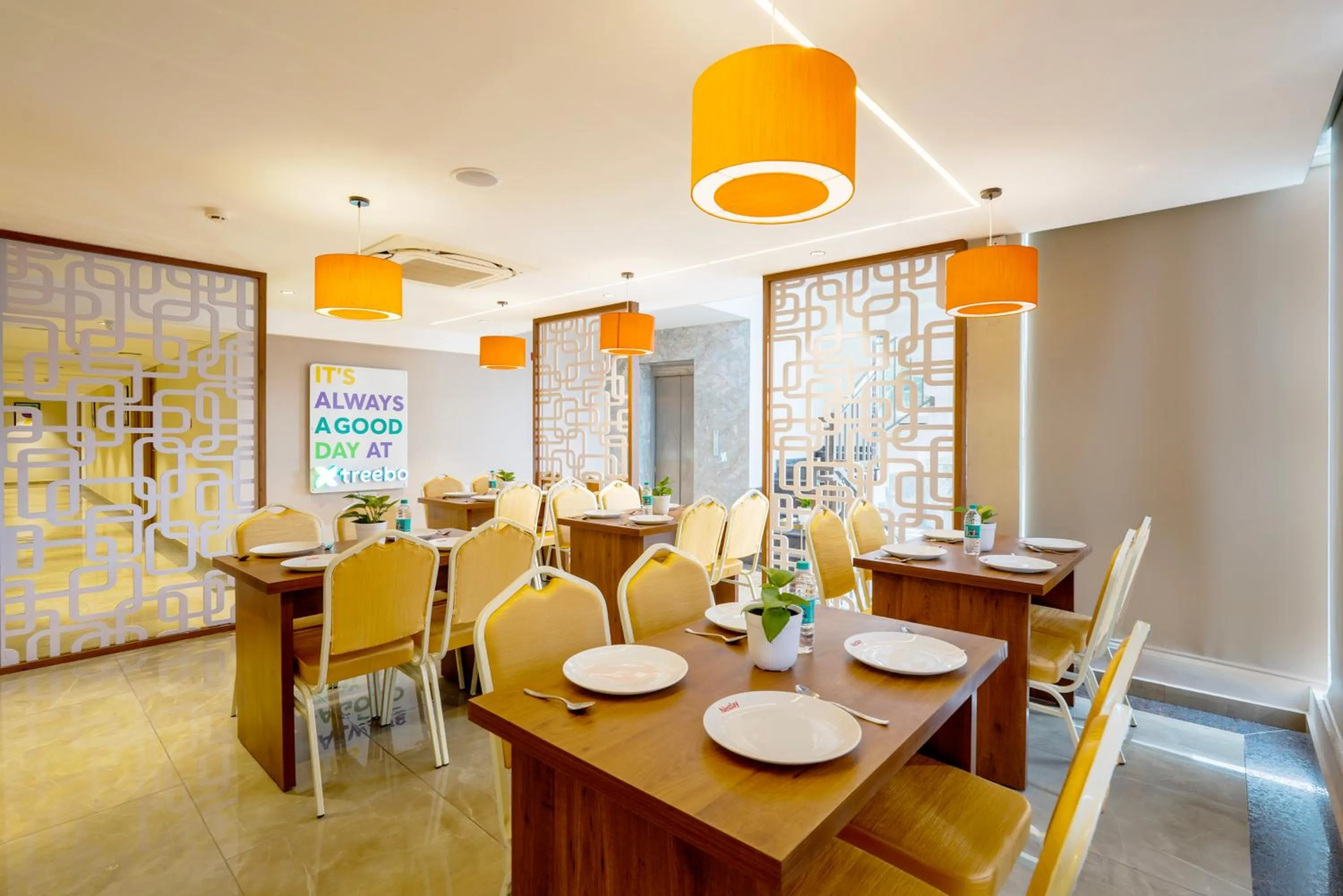 Dining area in Treebo Nestlay Rooms Whitefield