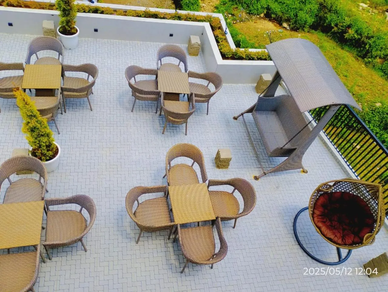 Patio in Yashasvi Himalayan Resort