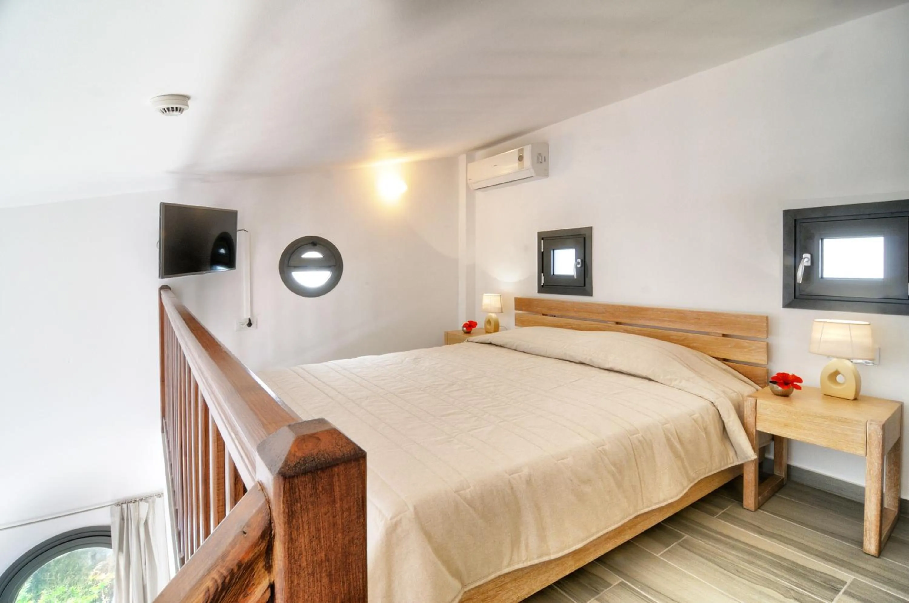 Bed in Myrtos Mare Suites