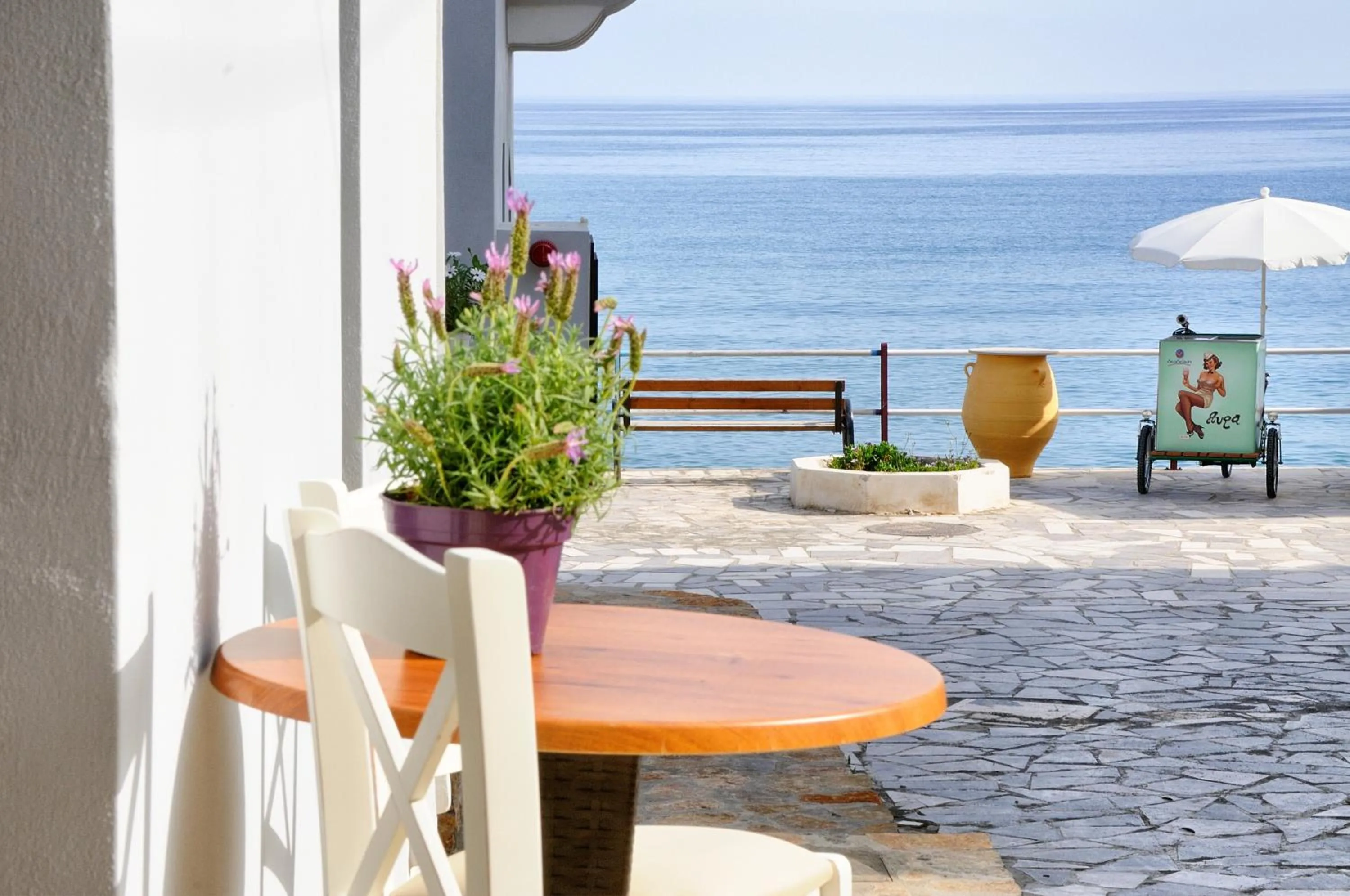 Patio in Myrtos Mare Suites