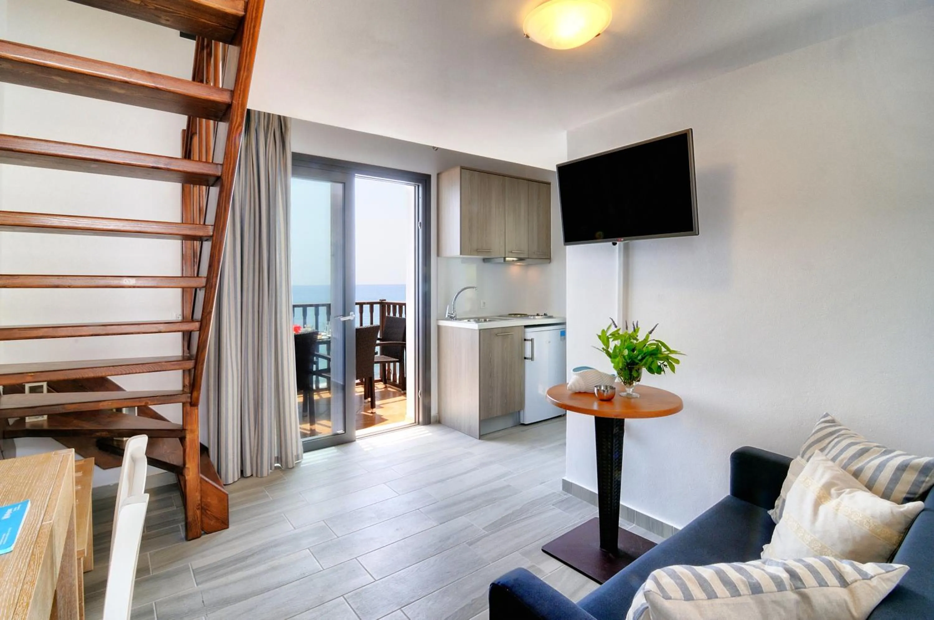 Kitchen or kitchenette in Myrtos Mare Suites